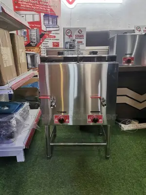 Gas Deep Fryer Double Tank