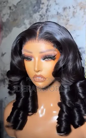 20inches SDD Bouncy Human Hair Wig