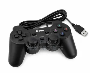 Single UCOM Wire USB Game Controller for PC, Laptop –Wired USB Gamepad
