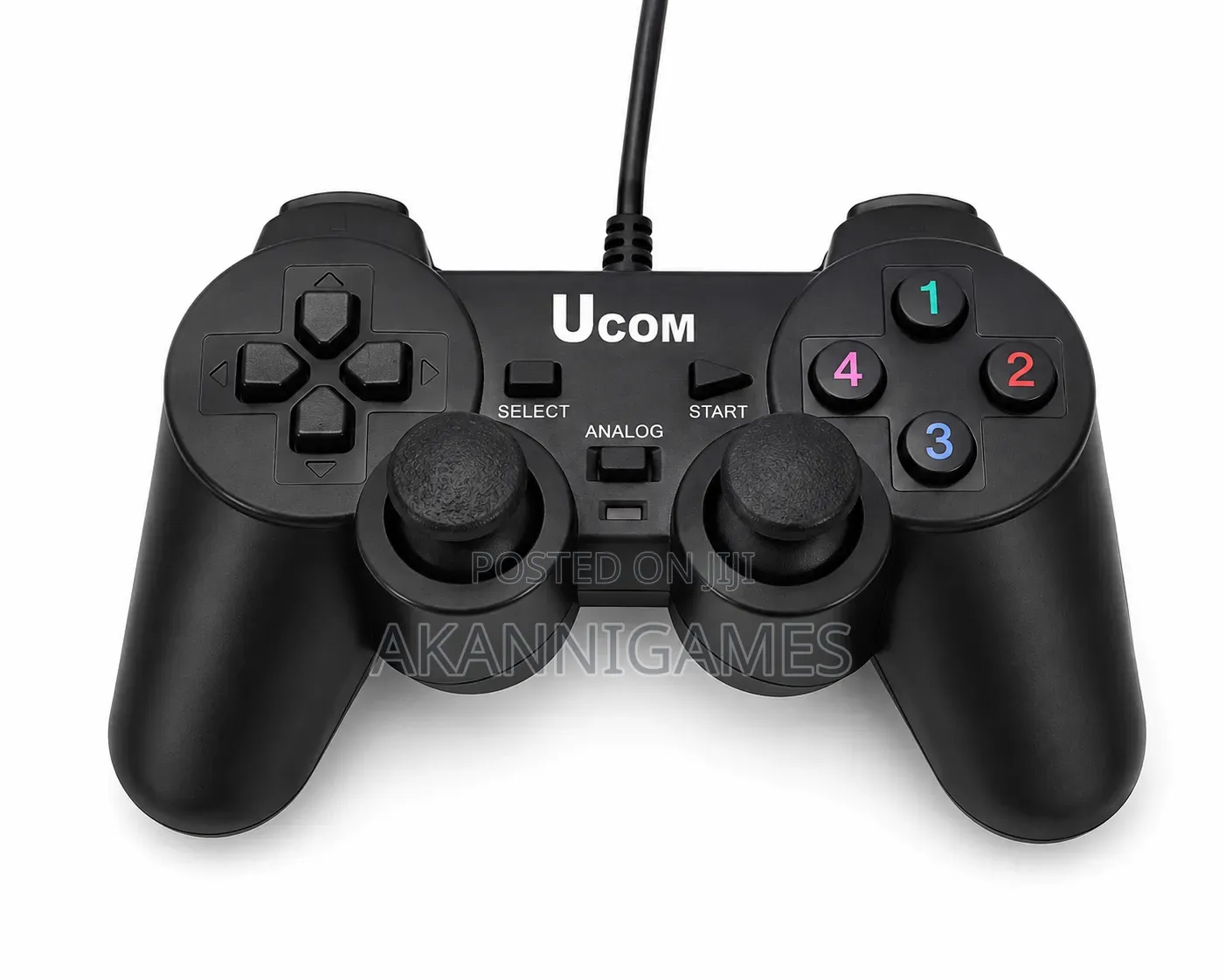 Single UCOM Wire USB Game Controller for PC, Laptop –Wired USB Gamepad