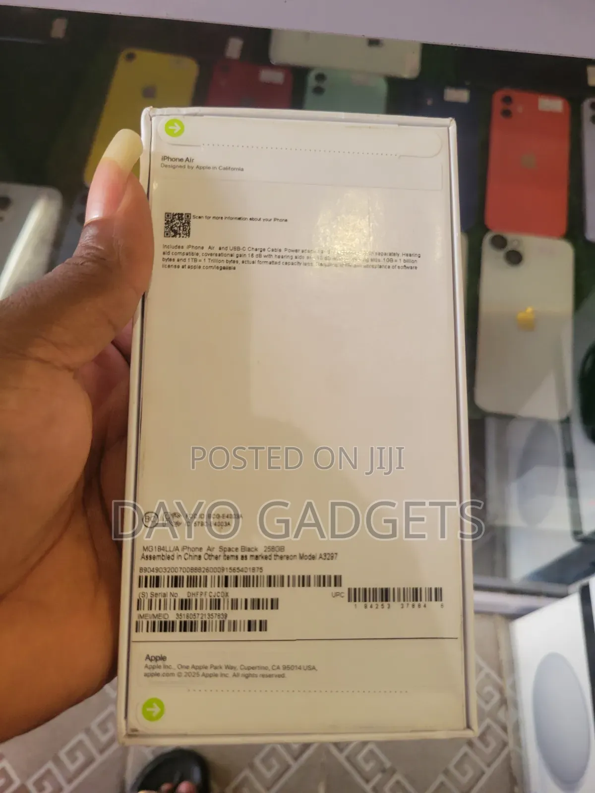 New Apple iPhone Air 256 GB Black