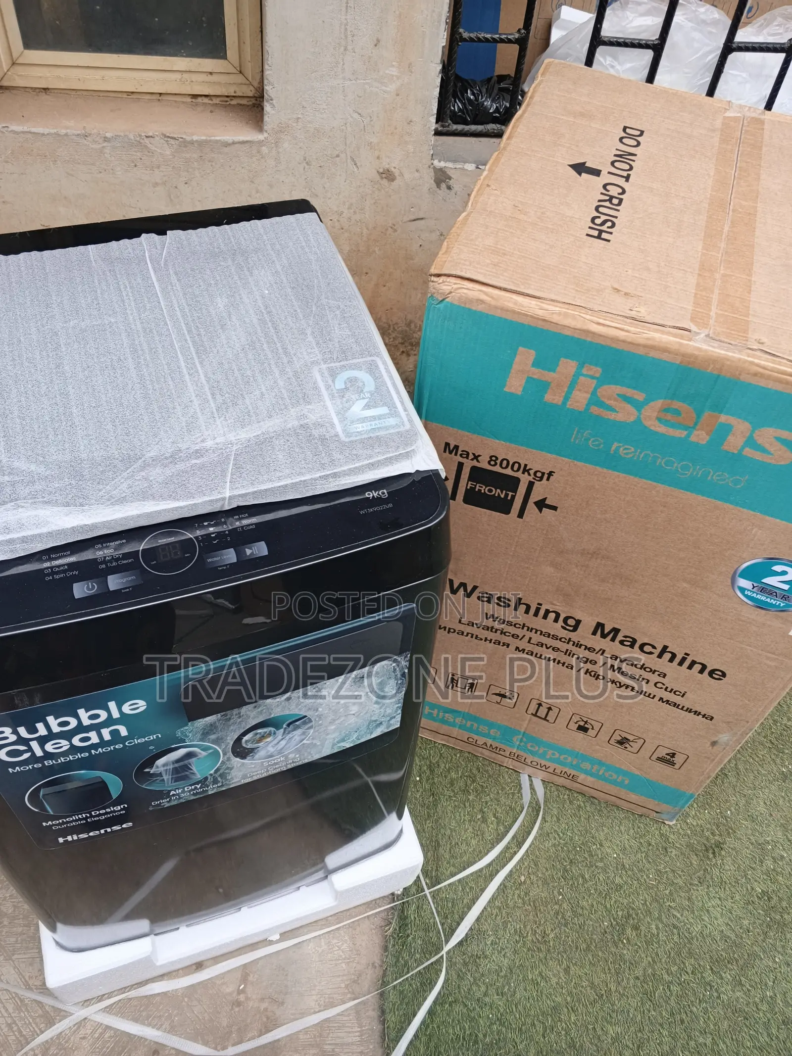 WT3K9022UB Hisense 9KG Top Loading Washer