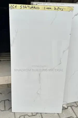 60/120 White Carara Indian Tiles