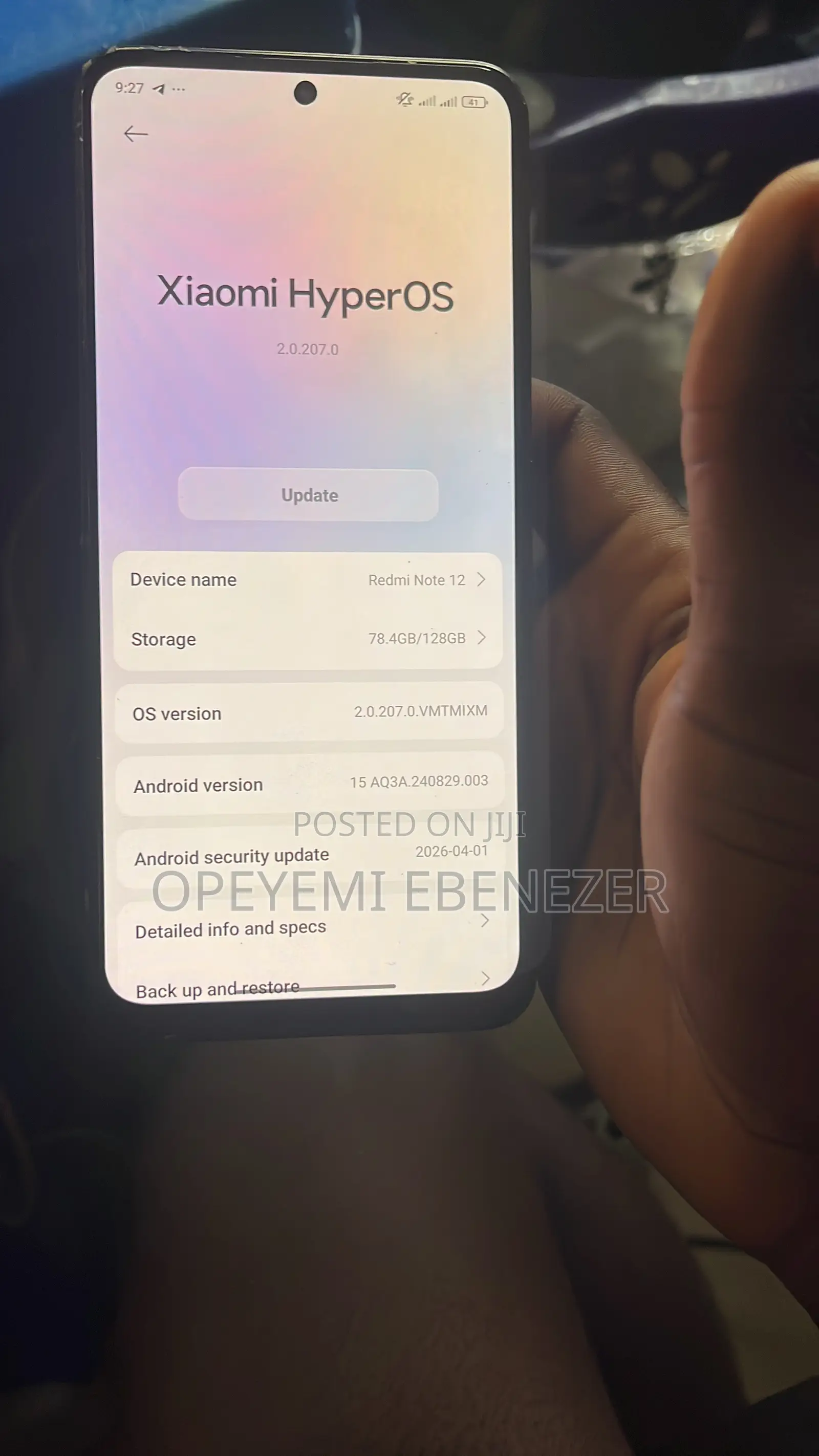 Xiaomi Redmi Note 12 128 GB Gray