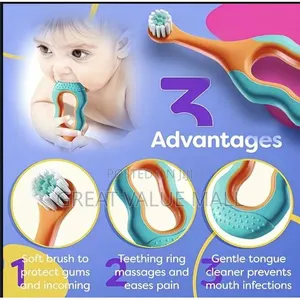 Baby Training Toothbrush Teether Set