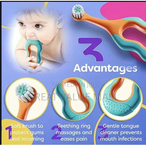 Baby Training Toothbrush Teether Set