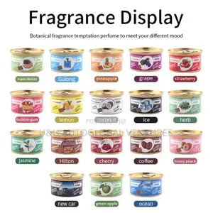 Aluminum Alloy Canned Car Air Freshener Seat Perfume