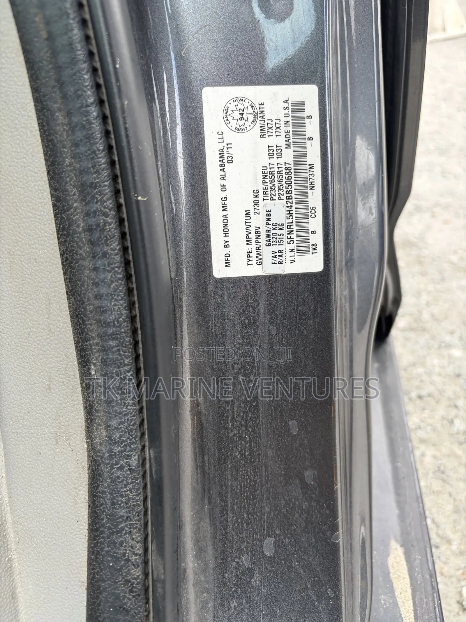 Honda Odyssey EX 2011 Green