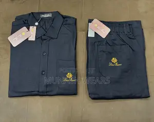 Pure Italian Loro Piani Linen All Black M-4xl