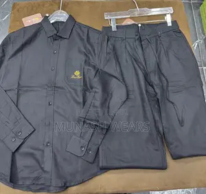 Pure Italian Loro Piani Linen All Black M-4xl
