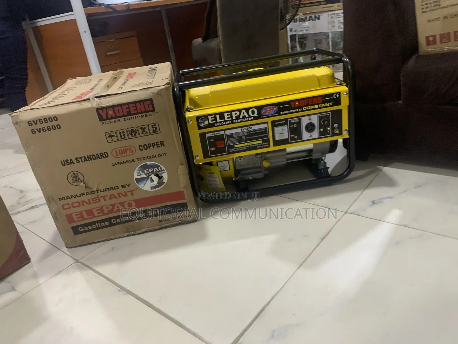 4500W 4.5kw Elepaq SV6800 Generator for Dependable Power