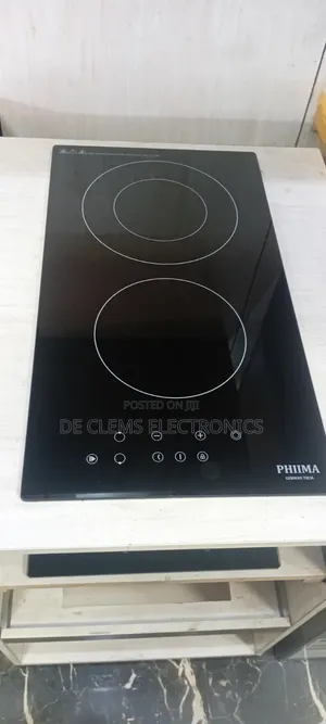Phiima 2 Burner Built in Electric Cooker Glass