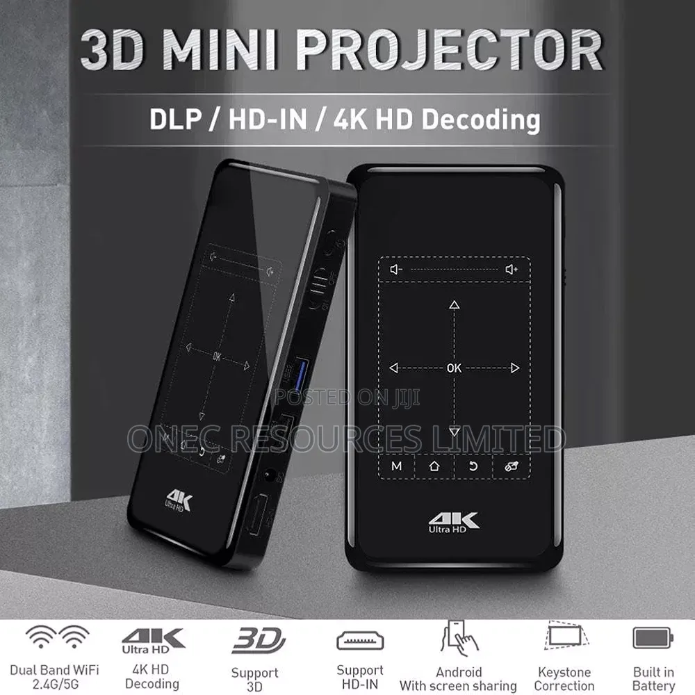 Pocket Mini Rechargeable Projector