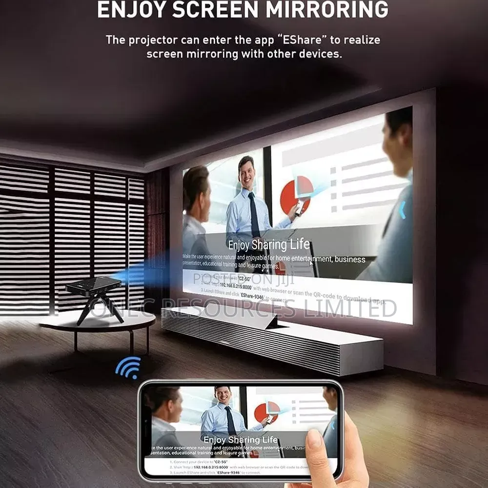 Pocket Mini Rechargeable Projector