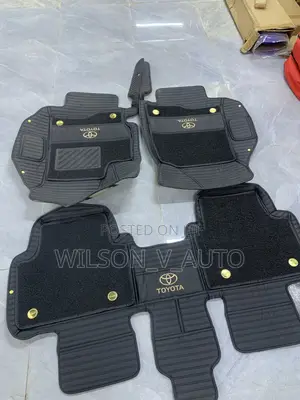 Camry Double Layer Leather Mat Black