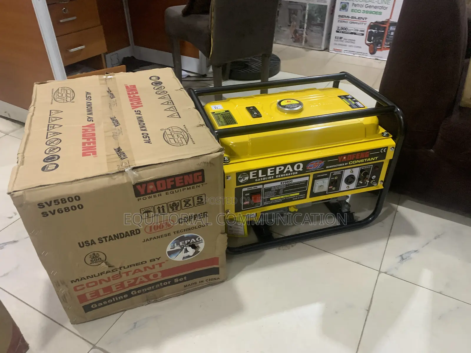 4.5kW 240V Elepaq Generator for Reliable Performance