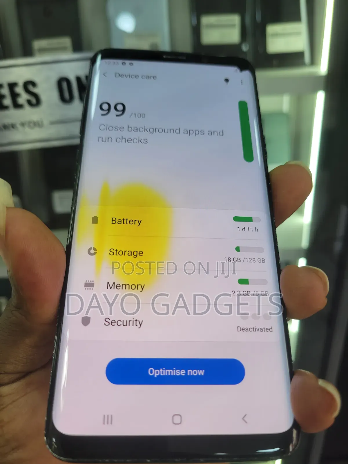 Samsung Galaxy S9 Plus 128 GB Black