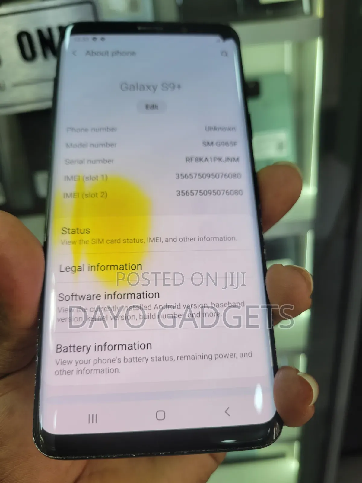 Samsung Galaxy S9 Plus 128 GB Black