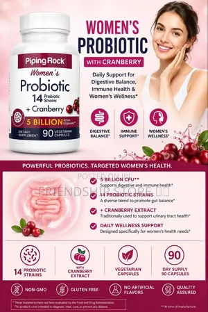 Piping Rock Probiotics and Cranberries