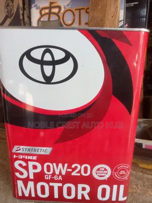 Recommend Engine Oil for Toyota Cars 0w-20 4L