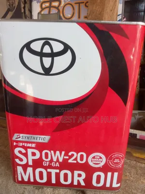 Recommend Engine Oil for Toyota Cars 0w-20 4L