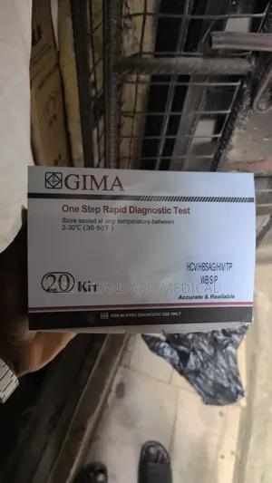 GIMA 4 in 1Test Kit- 4-in-1,HIV,Syphilis,Hepatitis B, and Hepatitis C.