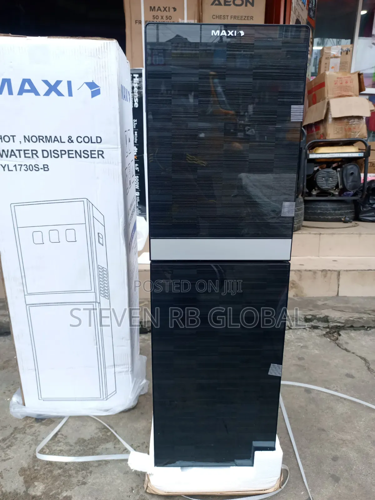 Maxi Hot, Normal Cold Water Dispenser With Fridge | Yl1730s-B