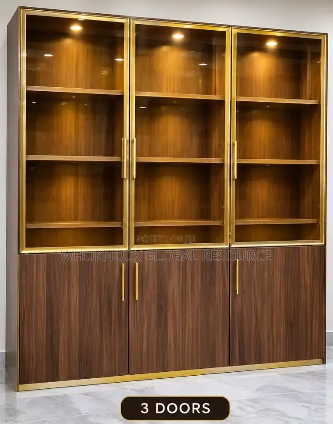 WHK-X7-3mex Executive Book Case 3 Doors