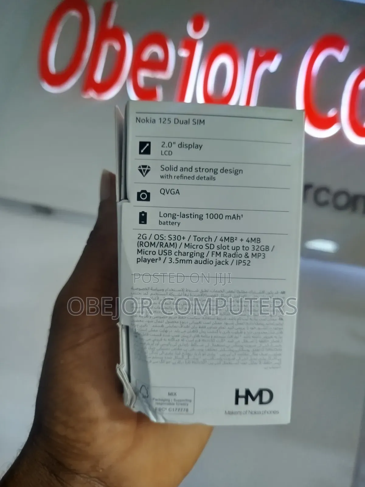 New Nokia 125 Black