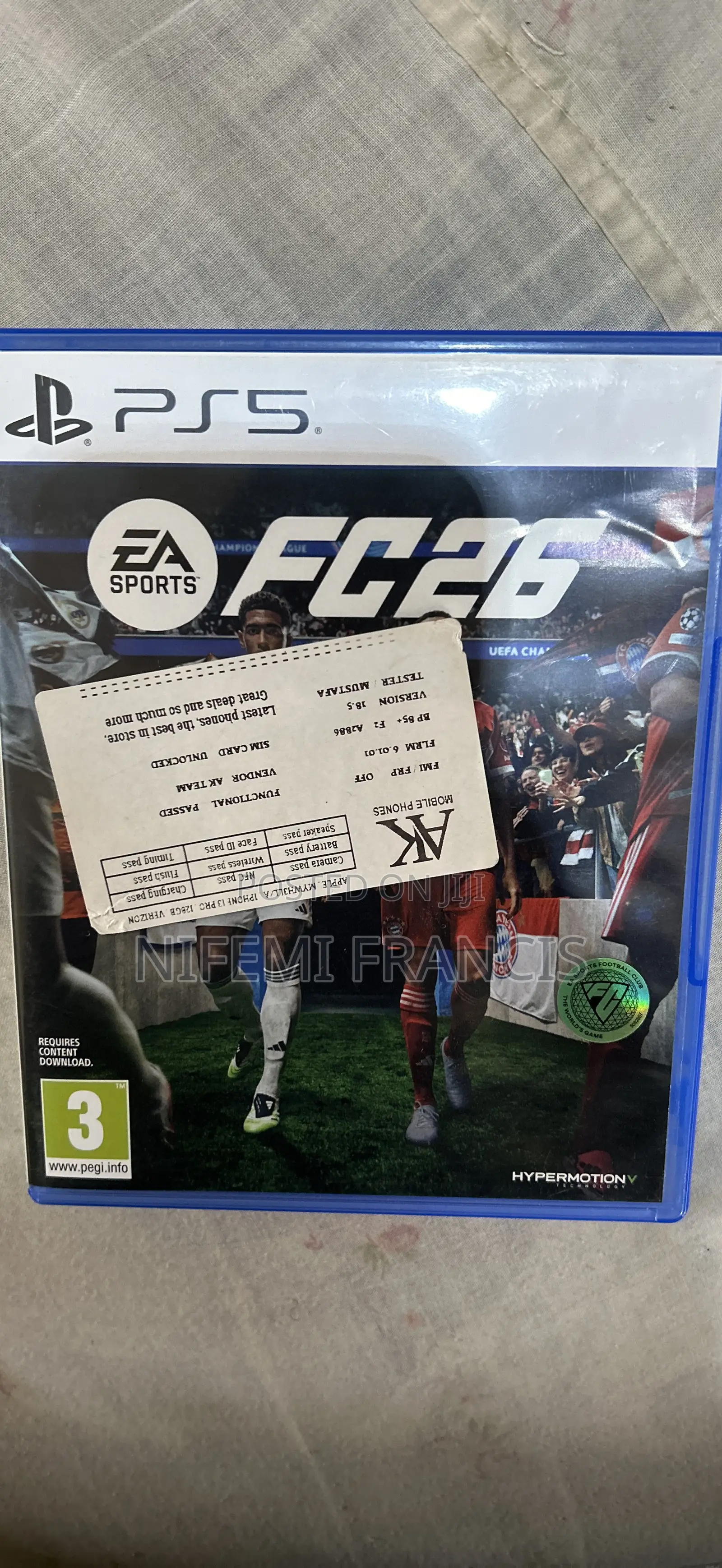 PS5 Controller + FC 26 + COD Cold War