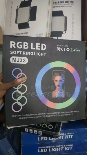 RGB Led Soft Ring Light MJ33