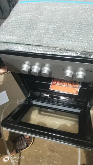 Maxi Gas Cooker 50/50 4 Burner Basic Gray