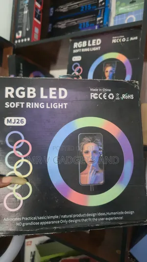 RGB Led Soft Ring Light MJ26