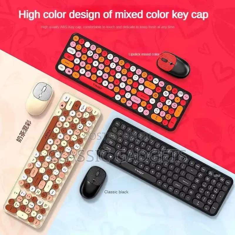 T-Wolf Tf350 4GHz Wireless Keyboard and Mouse Combo