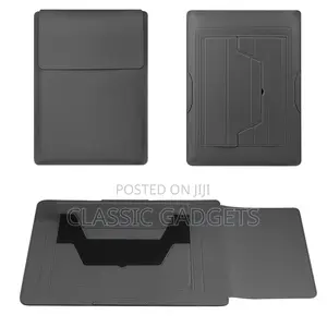 Egonomic Pu Leather Laptop Sleeve With Stand and Mousepad