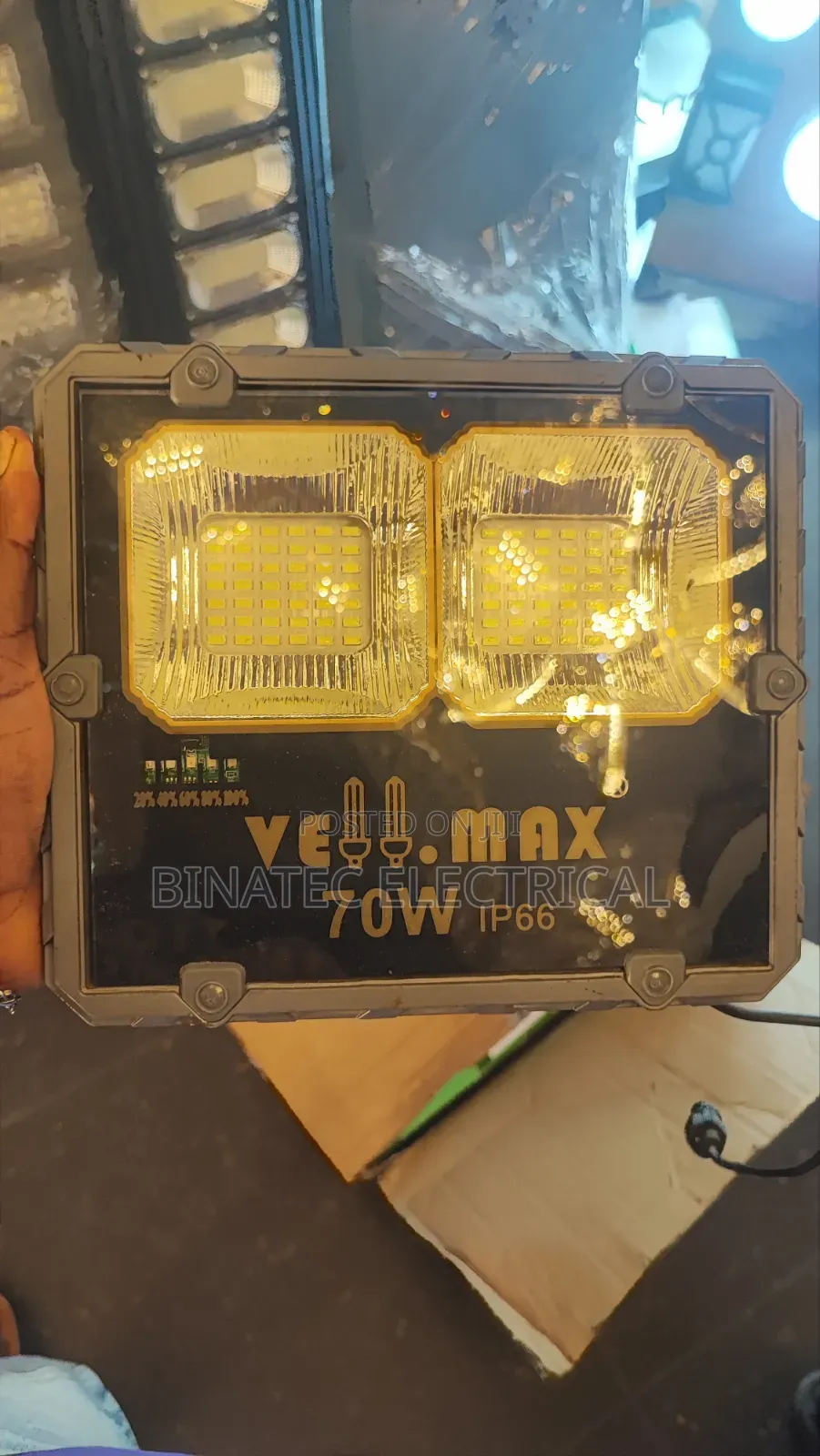 Vellmax Floodlight |Solar Panel