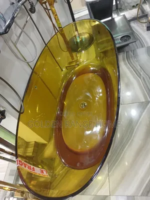 Gold Transparent Luxury Bathtub