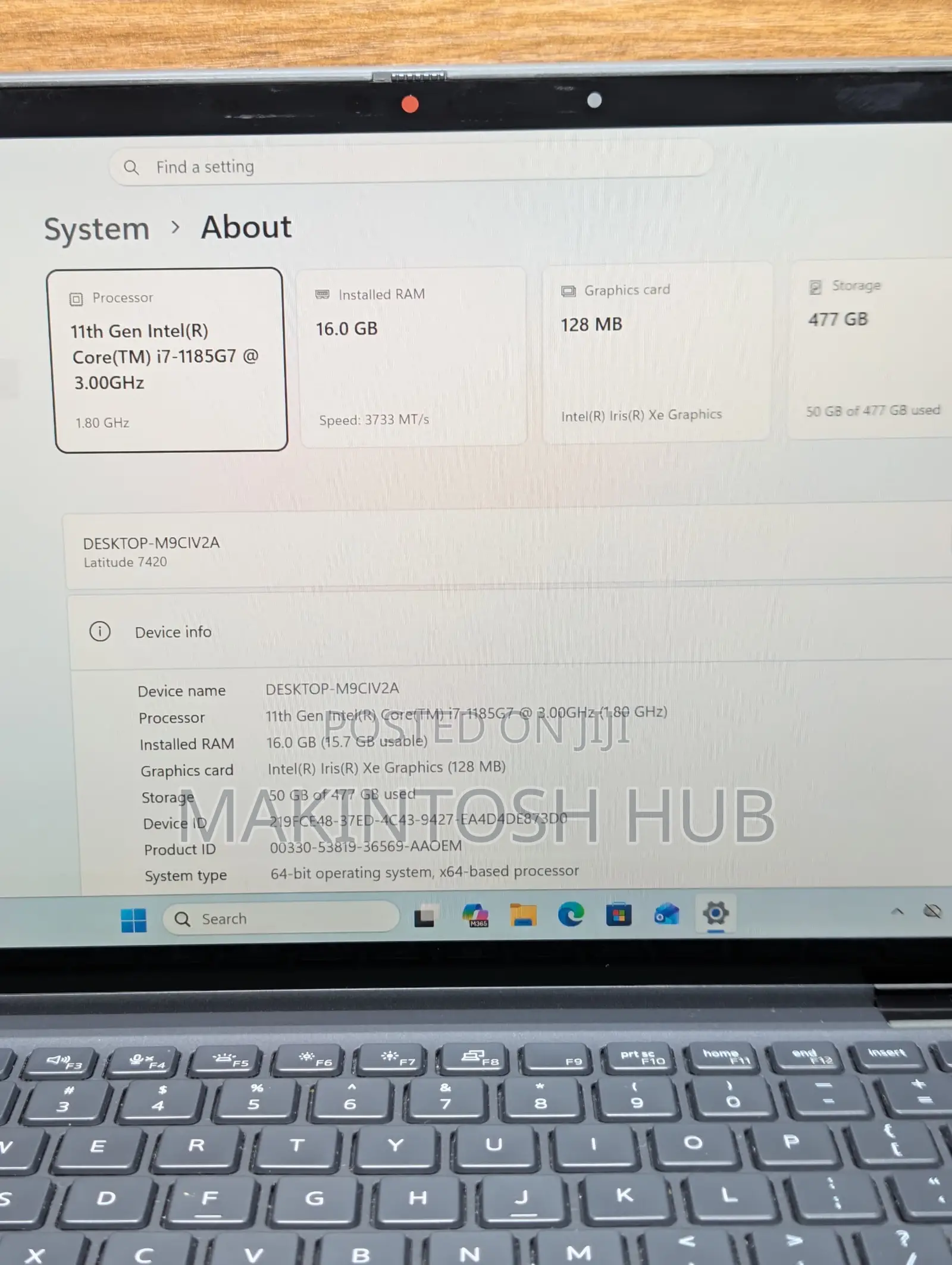 Laptop Dell Latitude 7420 16GB Intel Core i7 SSD 512GB