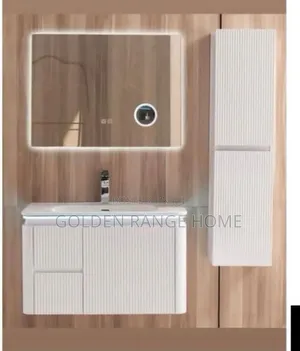 Premium Cabinet Basin Set With LED Mirror