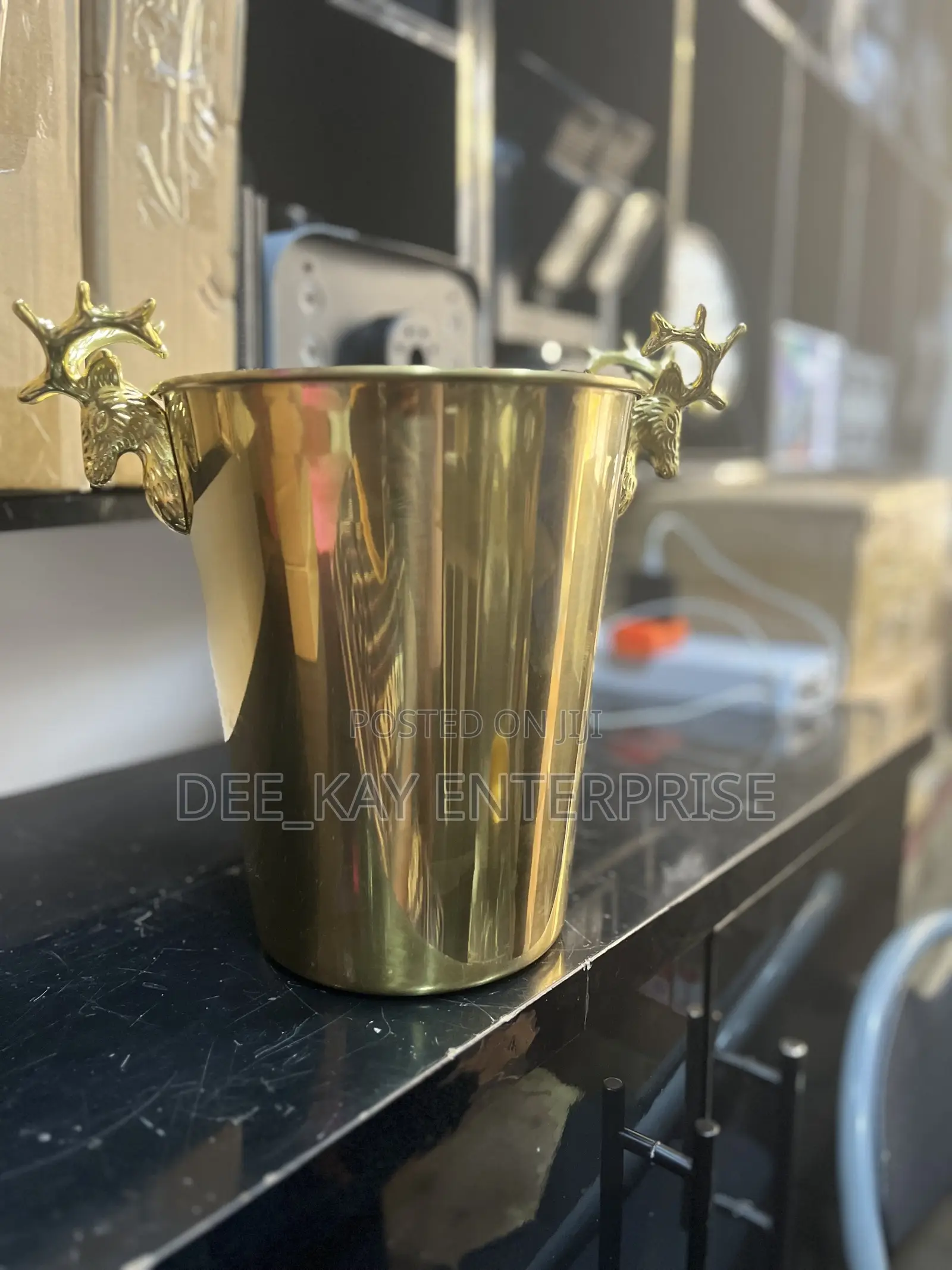 Gold Champagne Ice Bucket