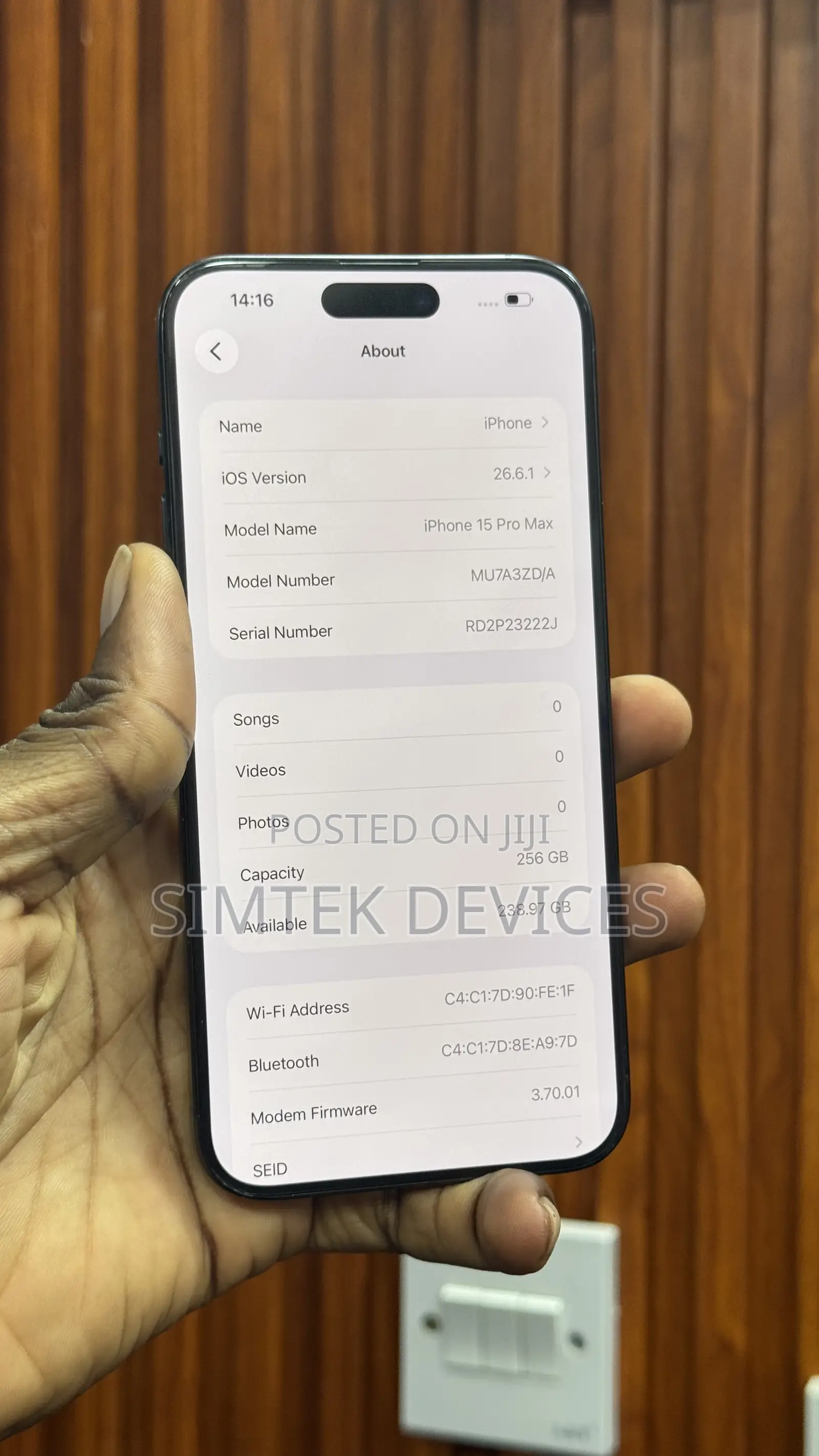 Apple iPhone 15 Pro Max 256 GB Blue