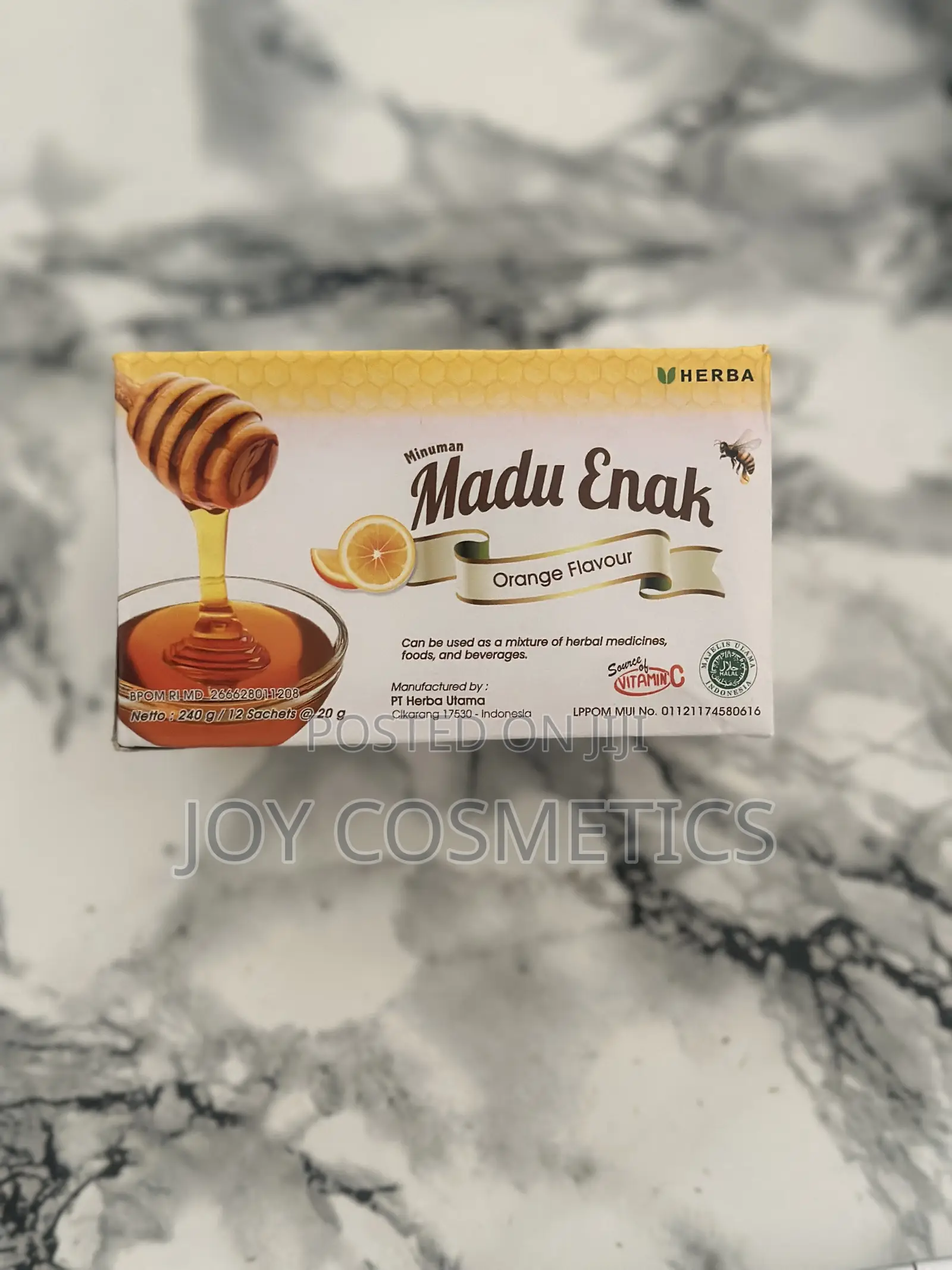 Madu Enak Honey With Lemon - 12 Sachets - 20g