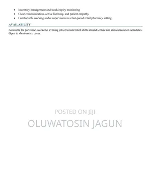Oluwatosin CV