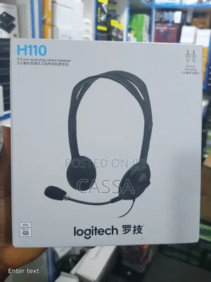 Logitech H111 3.5mm Stereo Headset With Noise-Cancelling Mic