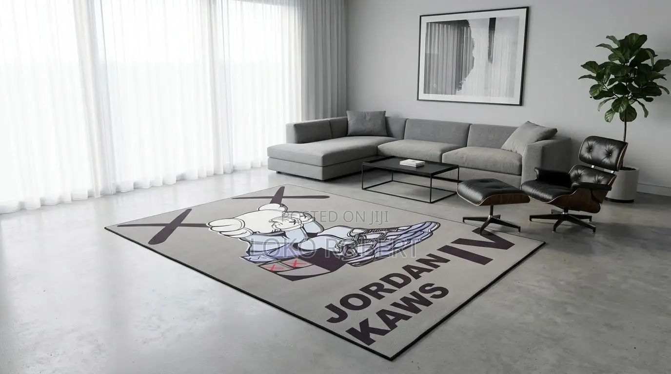 3d Center Rug- 4by6ft, 5by7ft
