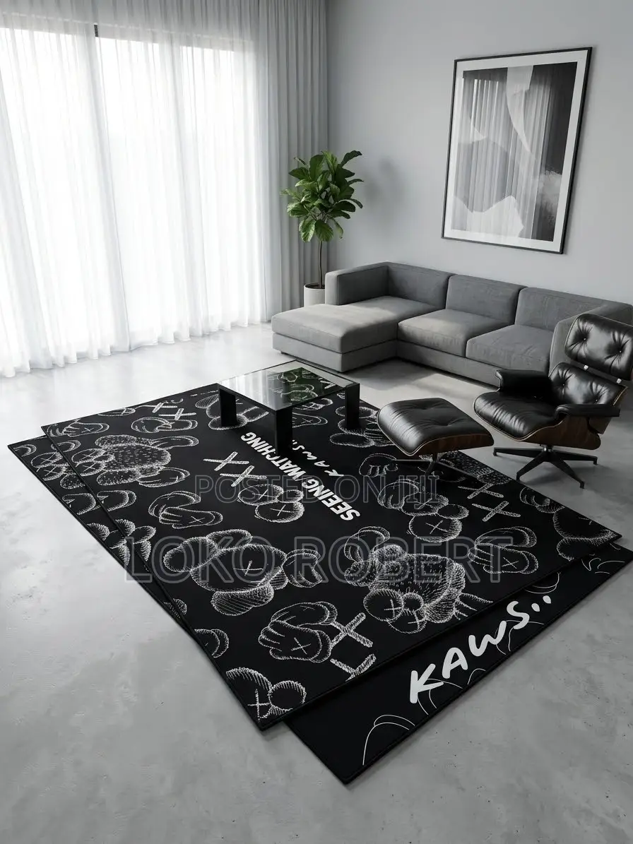 3d Center Rug- 4by6ft, 5by7ft