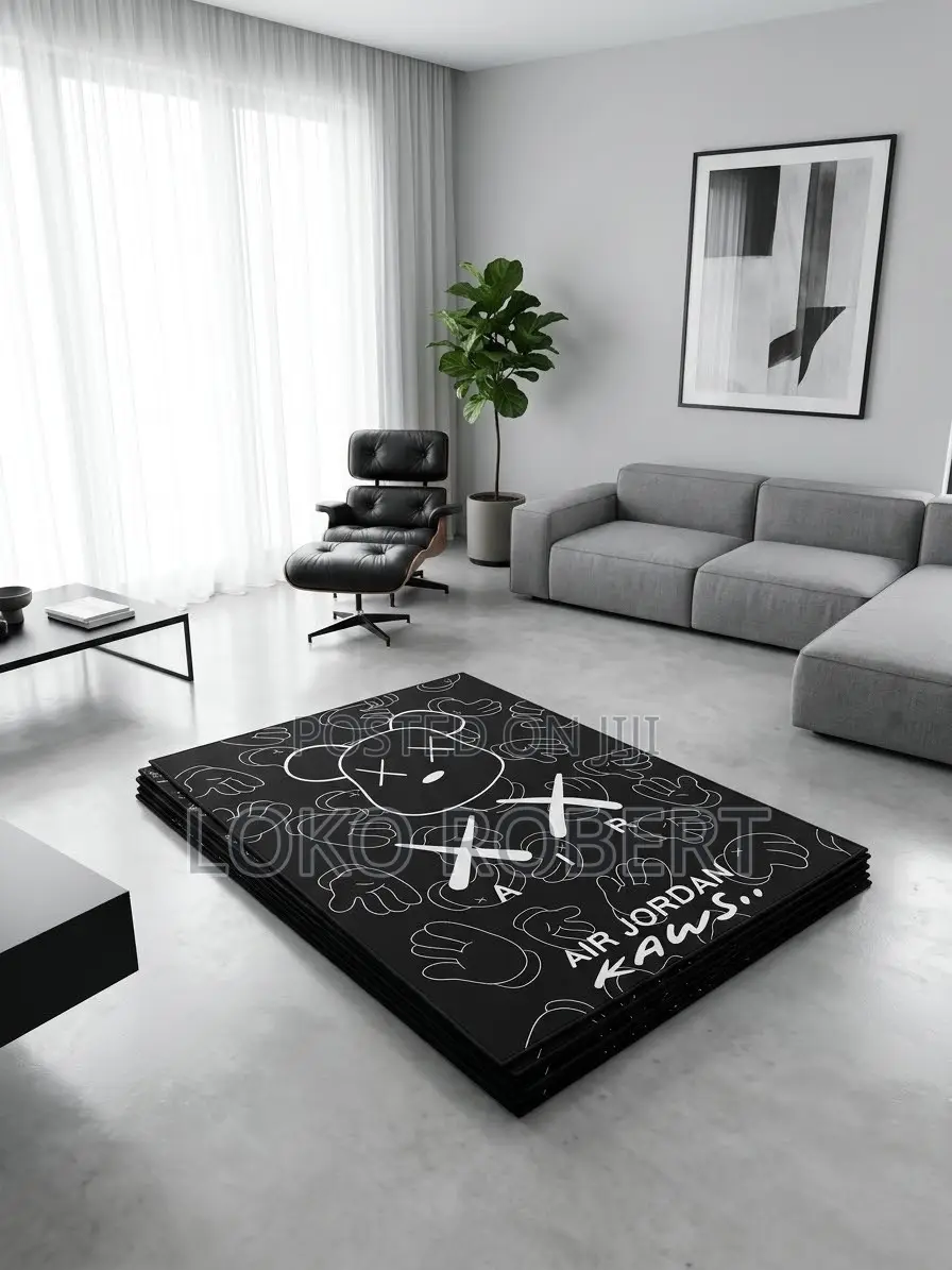 3d Center Rug- 4by6ft, 5by7ft