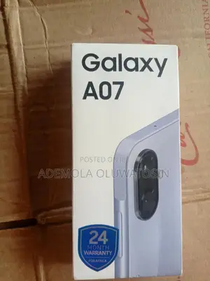 New Samsung Galaxy A07 4G 128 GB Black
