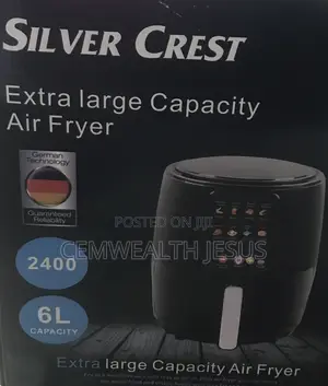 6l Air Fryer Silver Crest