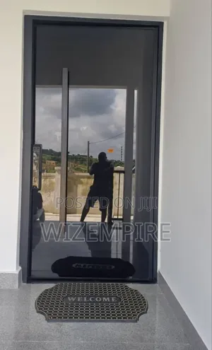 Plain Black Turkey Pivot Security Doors 4ft by 8ft Available